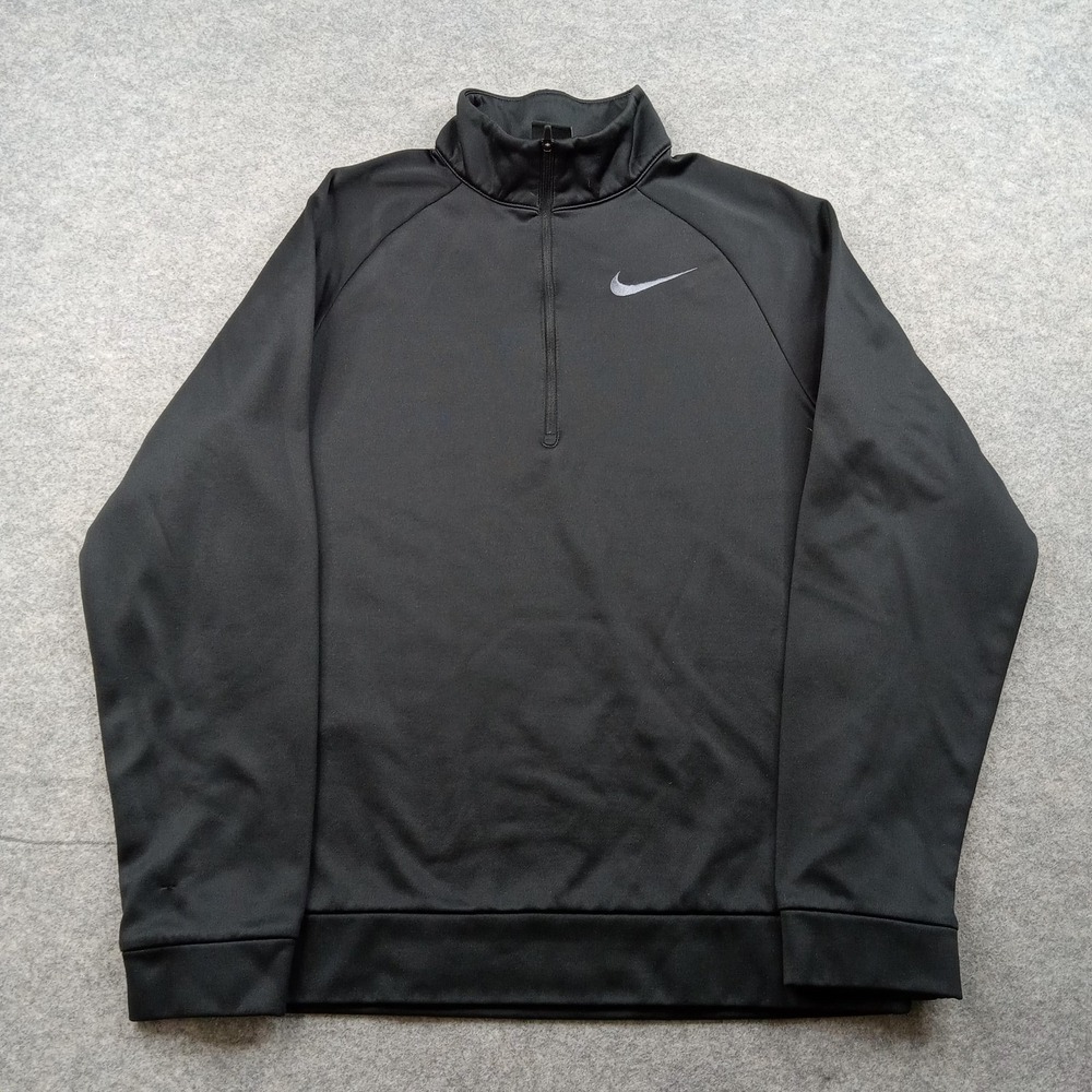 Nike Pullover Mens Small Black Dri-FIT 1/4 Zip Training Top 836515-010
